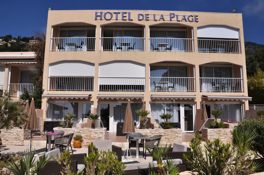 Hotel De La Plage Le Lavandou Exteriör bild